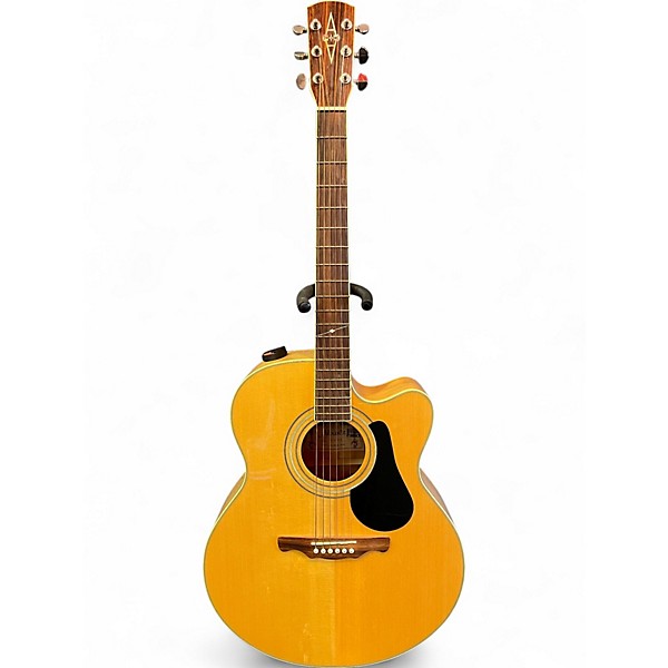 Used Alvarez AJ60SC Natural Acoustic Electric Guitar
