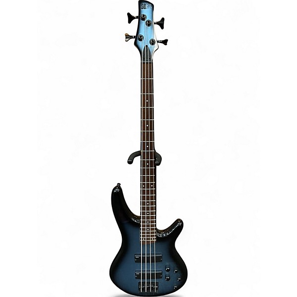 Used Ibanez SR250 Blue Burst Electric Bass Guitar