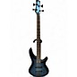 Used Ibanez SR250 Blue Burst Electric Bass Guitar thumbnail