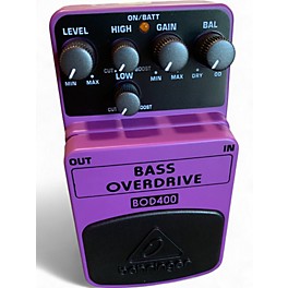 Used Behringer BOD400 Bass Overdrive Bass Effect Pedal