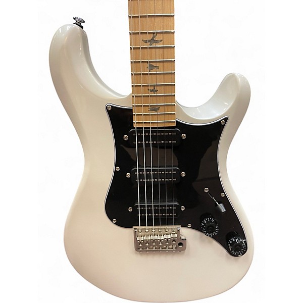 Used PRS NF3 METALLIC WHITE Solid Body Electric Guitar