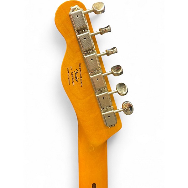 Used Squier Classic Vibe 70s Thinline Telecaster Antique White Hollow Body Electric Guitar