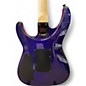 Used Jackson JS34Q Dinky Purple Solid Body Electric Guitar