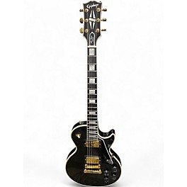 Used Epiphone Inspired by Gibson Custom Les Paul Custom  Ebony Solid Body Electric Guitar