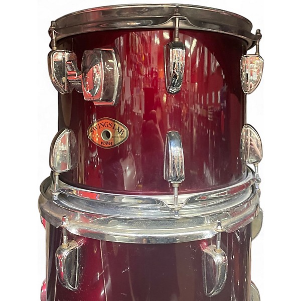 Used TAMA 5 Piece Swingstar 5pc Wine Red Drum Kit