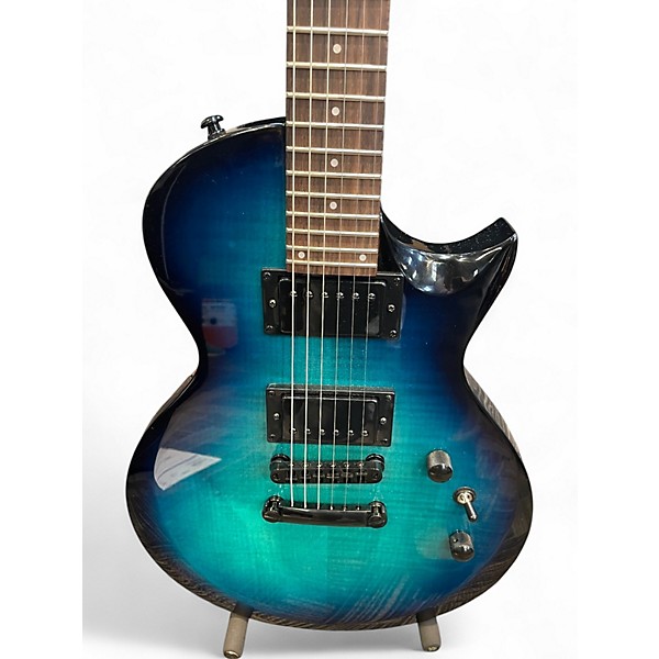 Used ESP LTD EC200 Blue Burst Solid Body Electric Guitar