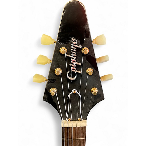 Used Epiphone 1958 Korina Flying V Aged Natural Solid Body Electric Guitar