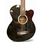 Used Michael Kelly dragonfly 5fl Trans Black Acoustic Bass Guitar