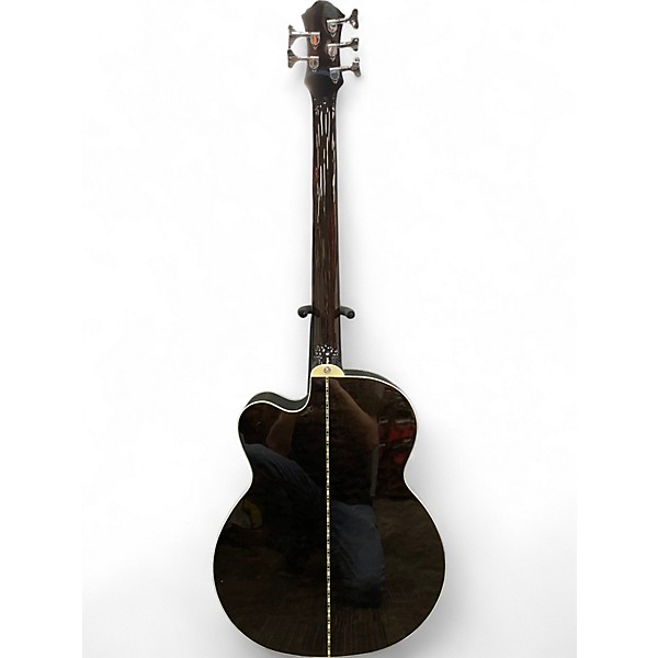 Used Michael Kelly dragonfly 5fl Trans Black Acoustic Bass Guitar