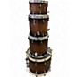 Used Mapex 4 Piece BLACK PANTHER DESIGN LABS CHERRY BOMB GOLD SPARKLE Drum Kit