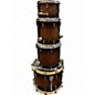 Used Mapex 4 Piece BLACK PANTHER DESIGN LABS CHERRY BOMB GOLD SPARKLE Drum Kit