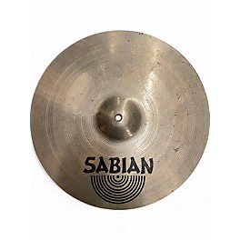 Used SABIAN 16in AA MARCHING BAND CRASH CYMBAL Cymbal