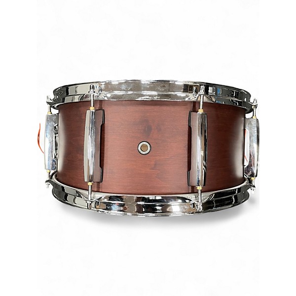Used Pearl 6.5X14 Modern Utility Maple Snare Brown Drum