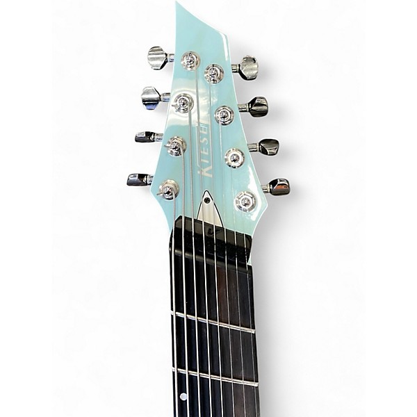 Used Kiesel SOLO CUSTOM 8  LIGHT BLUE Solid Body Electric Guitar