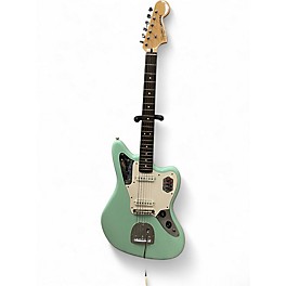Used Squier CLASSIC VIBE JAGUAR Surf Green Solid Body Electric Guitar