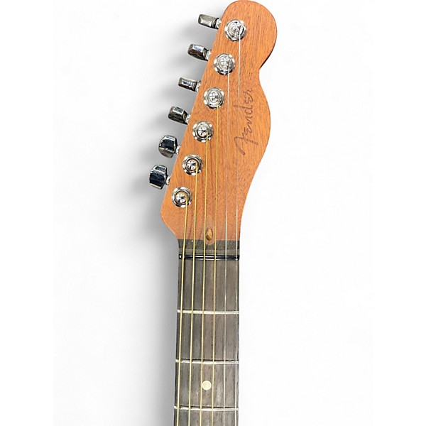 Used Fender American Acoustasonic Telecaster Brown Acoustic Electric Guitar