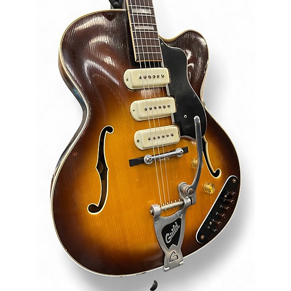 Vintage 1954 Guild X350 sunburst Hollow Body Electric Guitar