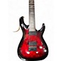 Used Schecter Guitar Research Omen Elite 7 Trans Red Solid Body Electric Guitar
