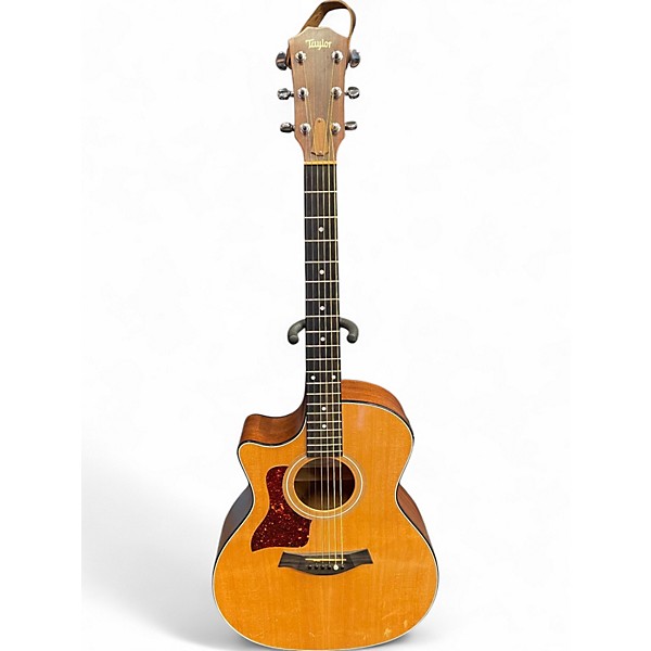 Used Taylor 314CE Left Handed Natural Acoustic Electric Guitar