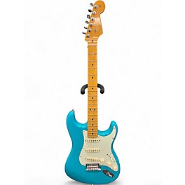 Used Fender American Professional II Stratocaster Miami Blue Solid Body Electric Guitar