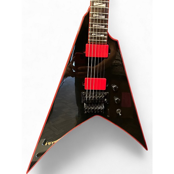 Used ESP LTD GHSV200 BLACK AND RED Solid Body Electric Guitar
