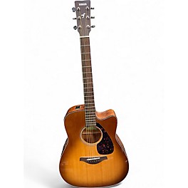 Used Yamaha FGX800C BURST Acoustic Electric Guitar