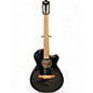 Used Ibanez aeg50n Black Classical Acoustic Electric Guitar thumbnail