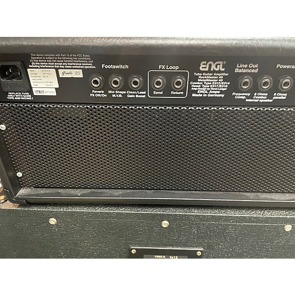 Used ENGL METALMASTER 40 Tube Guitar Amp Head