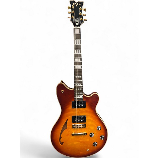 Used EVH SA126 Tobacco Sunburst Hollow Body Electric Guitar