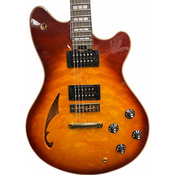Used EVH SA126 Tobacco Sunburst Hollow Body Electric Guitar