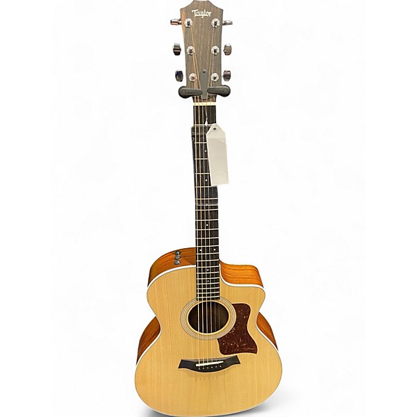 Used Taylor 214CE Natural Acoustic Electric Guitar