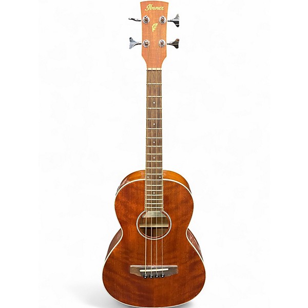 Used Ibanez PNB14E Natural Acoustic Bass Guitar