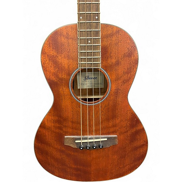 Used Ibanez PNB14E Natural Acoustic Bass Guitar