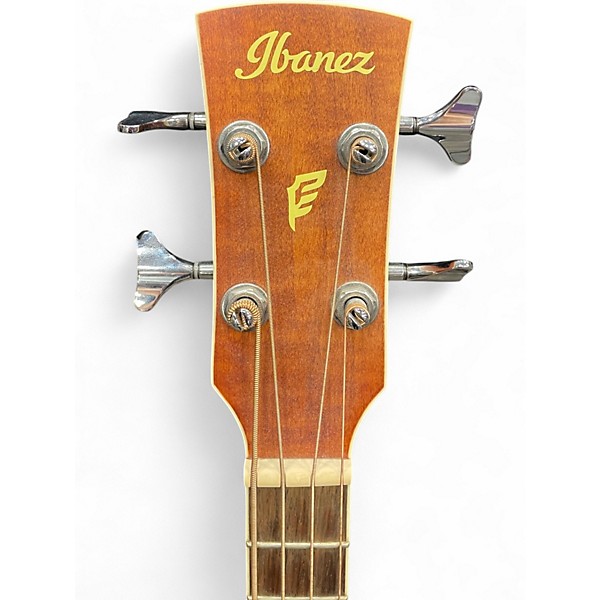 Used Ibanez PNB14E Natural Acoustic Bass Guitar