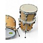 Used Ludwig 3 Piece CLASSIC MAPLE DOWNBEAT Natural Drum Kit