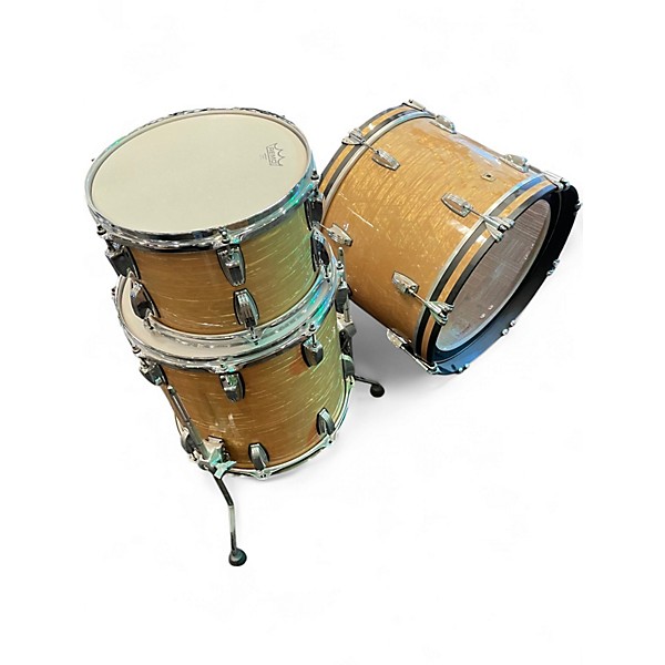 Used Ludwig 3 Piece CLASSIC MAPLE DOWNBEAT Natural Drum Kit