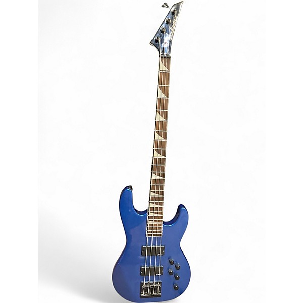 Used Jackson JS3 Concert Metallic Blue Electric Bass Guitar