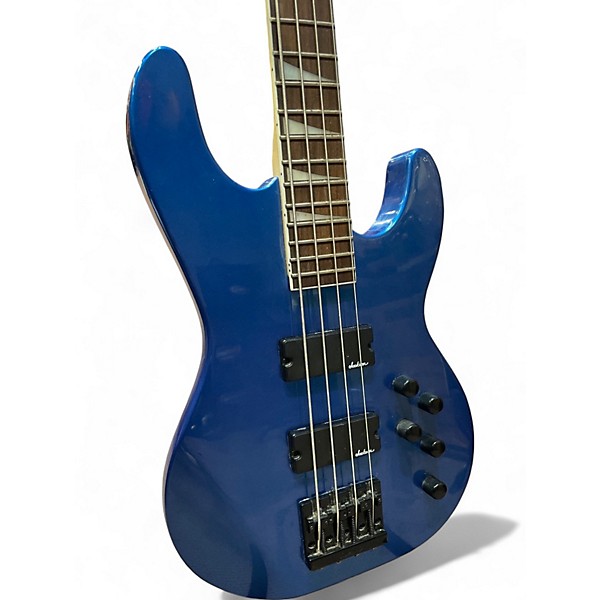 Used Jackson JS3 Concert Metallic Blue Electric Bass Guitar