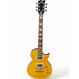 Used Ltd ec-256 gold flame Solid Body Electric Guitar