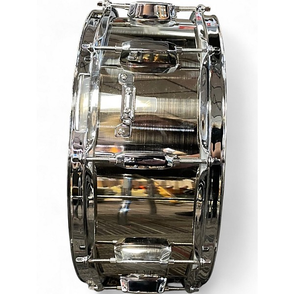 Used Pearl 14in steel  Brushed Steel Drum