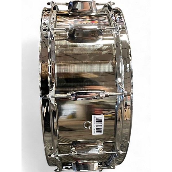 Used Pearl 14in steel  Brushed Steel Drum