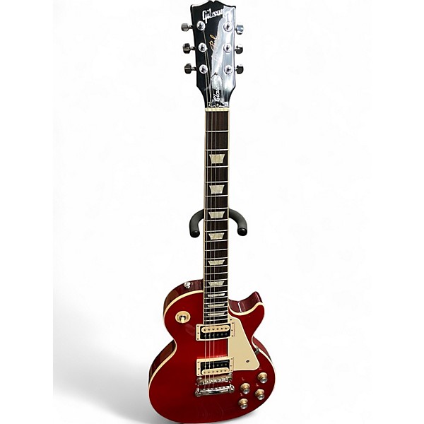 Used Gibson Les Paul Classic Red Solid Body Electric Guitar