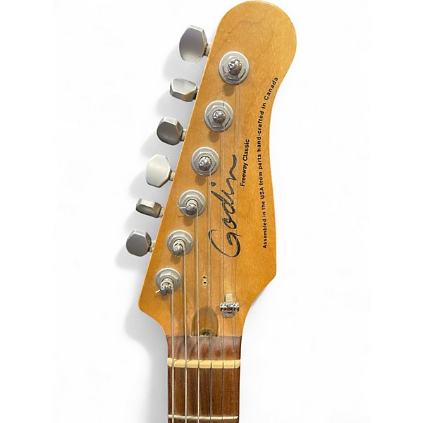 Used Godin Freeway Classic black sparkle Solid Body Electric Guitar