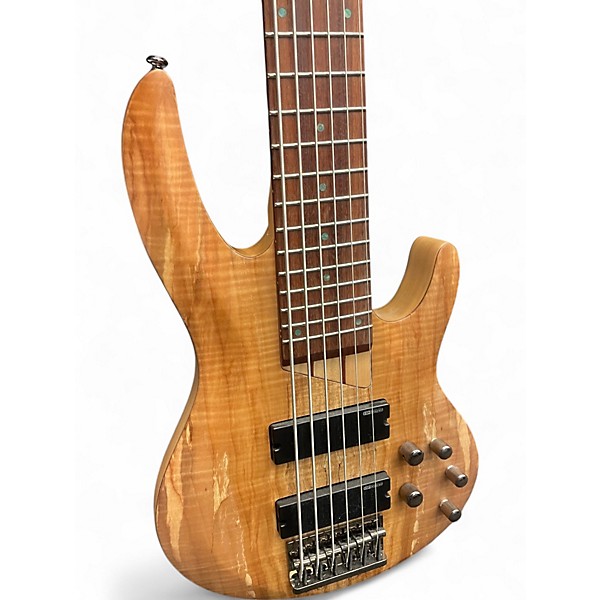 Used ESP LTD B206SM 6 String Natural Electric Bass Guitar