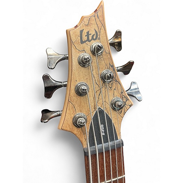 Used ESP LTD B206SM 6 String Natural Electric Bass Guitar