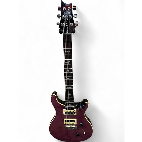 Used PRS SE Standard 24 Trans Purple Solid Body Electric Guitar