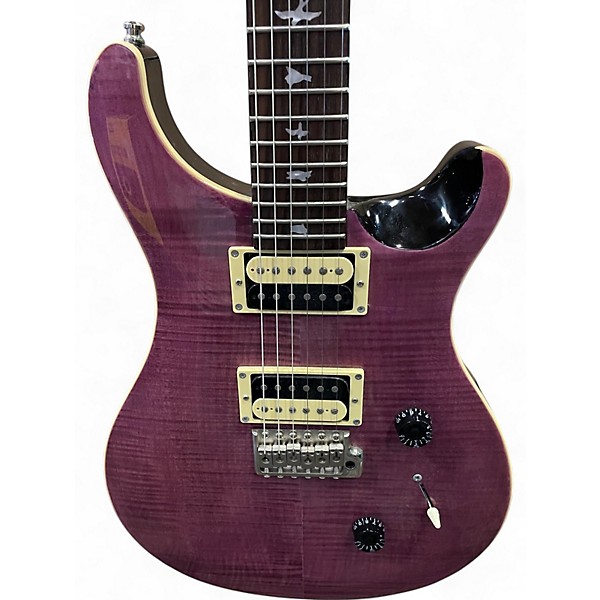 Used PRS SE Standard 24 Trans Purple Solid Body Electric Guitar