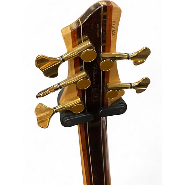 Used Ibanez Premium BTB1835 NATURAL SHADOW Electric Bass Guitar