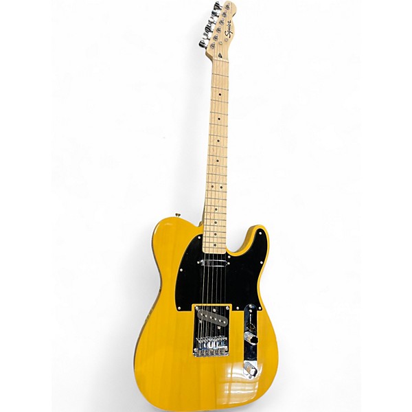Used 2021 Squier SONIC TELCASTER Butterscotch Blonde Solid Body Electric Guitar