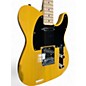 Used 2021 Squier SONIC TELCASTER Butterscotch Blonde Solid Body Electric Guitar
